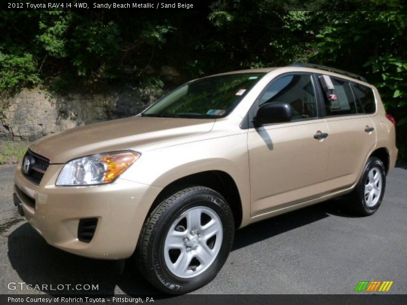 Sandy Beach Metallic / Sand Beige 2012 Toyota RAV4 I4 4WD