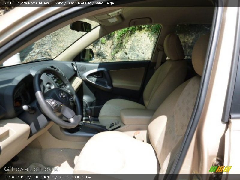 Sandy Beach Metallic / Sand Beige 2012 Toyota RAV4 I4 4WD