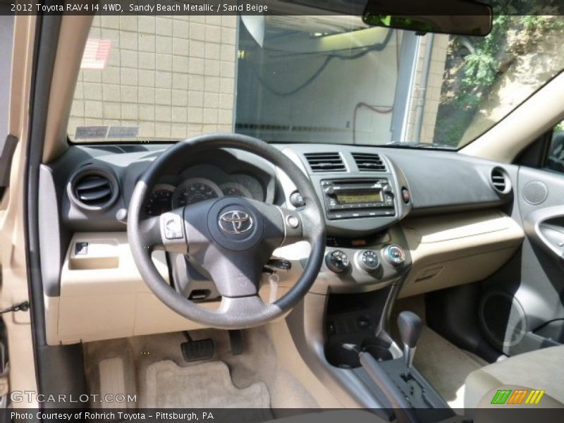 Sandy Beach Metallic / Sand Beige 2012 Toyota RAV4 I4 4WD
