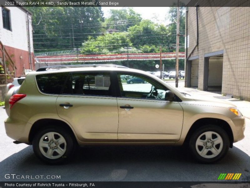 Sandy Beach Metallic / Sand Beige 2012 Toyota RAV4 I4 4WD