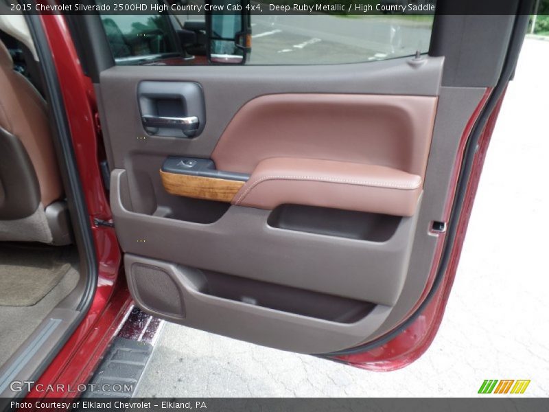 Deep Ruby Metallic / High Country Saddle 2015 Chevrolet Silverado 2500HD High Country Crew Cab 4x4