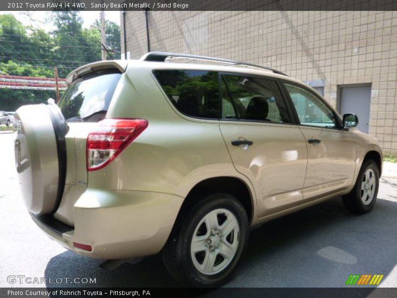 Sandy Beach Metallic / Sand Beige 2012 Toyota RAV4 I4 4WD