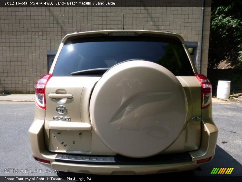 Sandy Beach Metallic / Sand Beige 2012 Toyota RAV4 I4 4WD