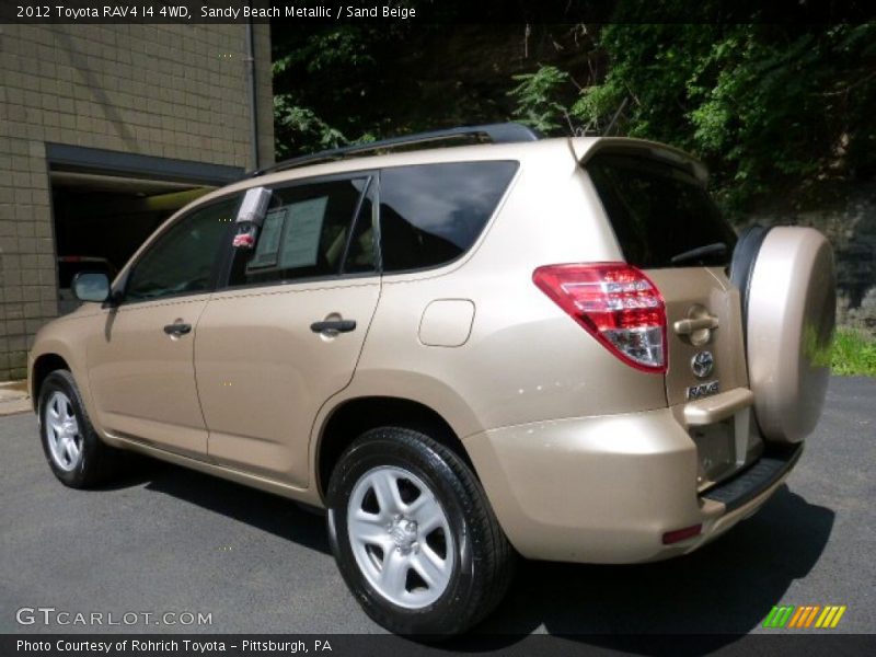 Sandy Beach Metallic / Sand Beige 2012 Toyota RAV4 I4 4WD