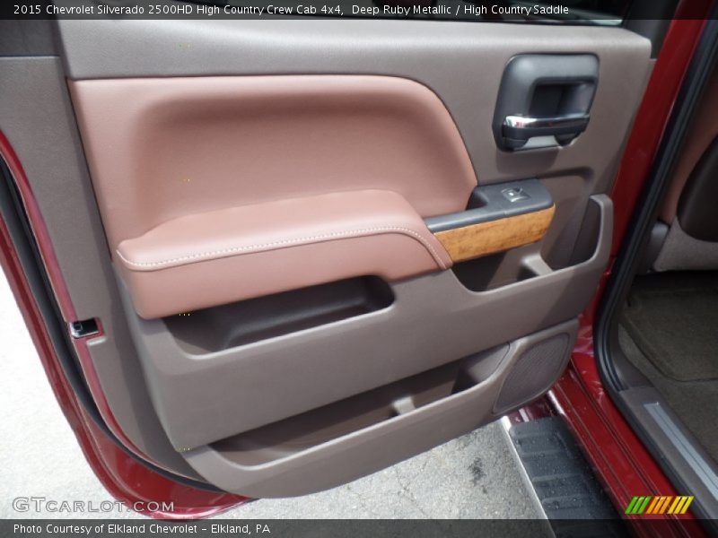 Deep Ruby Metallic / High Country Saddle 2015 Chevrolet Silverado 2500HD High Country Crew Cab 4x4