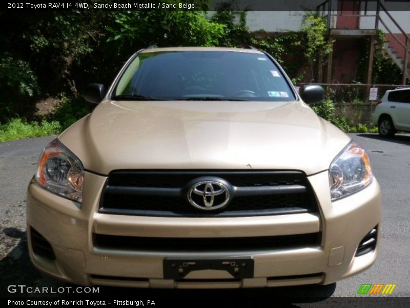 Sandy Beach Metallic / Sand Beige 2012 Toyota RAV4 I4 4WD