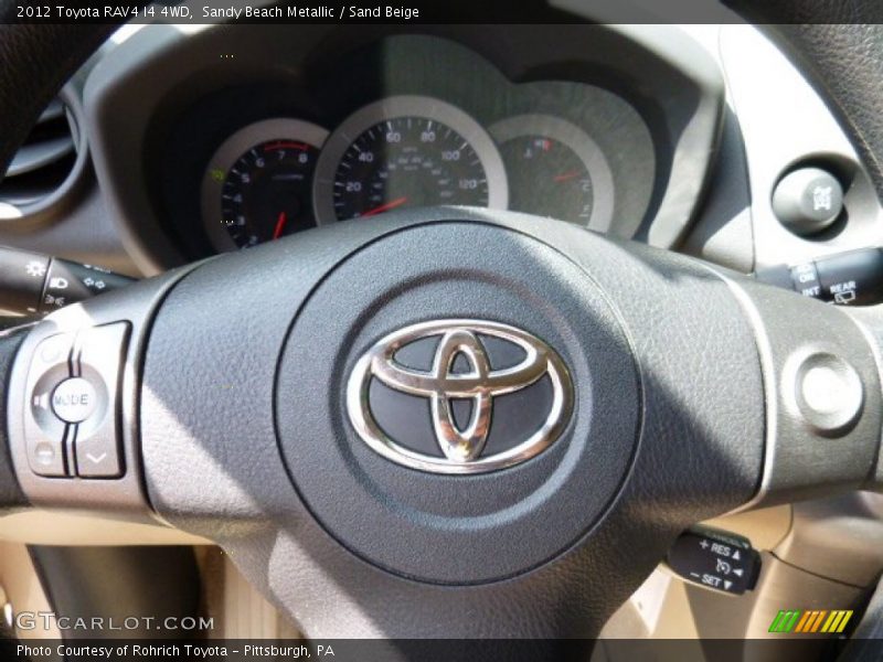 Sandy Beach Metallic / Sand Beige 2012 Toyota RAV4 I4 4WD
