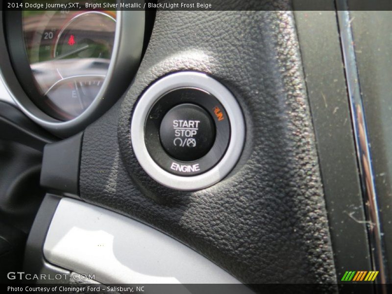 Bright Silver Metallic / Black/Light Frost Beige 2014 Dodge Journey SXT