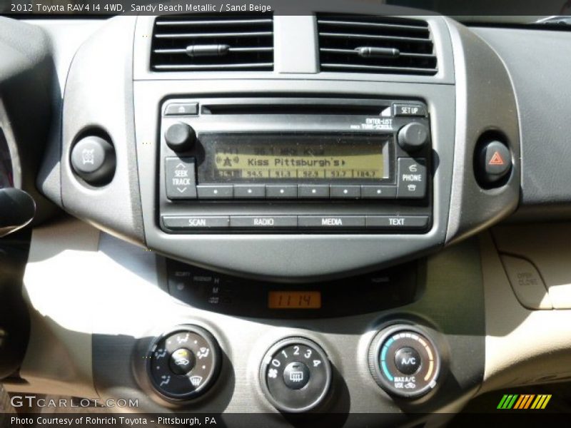 Sandy Beach Metallic / Sand Beige 2012 Toyota RAV4 I4 4WD