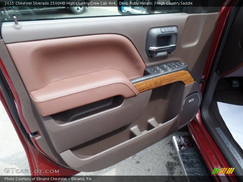Deep Ruby Metallic / High Country Saddle 2015 Chevrolet Silverado 2500HD High Country Crew Cab 4x4