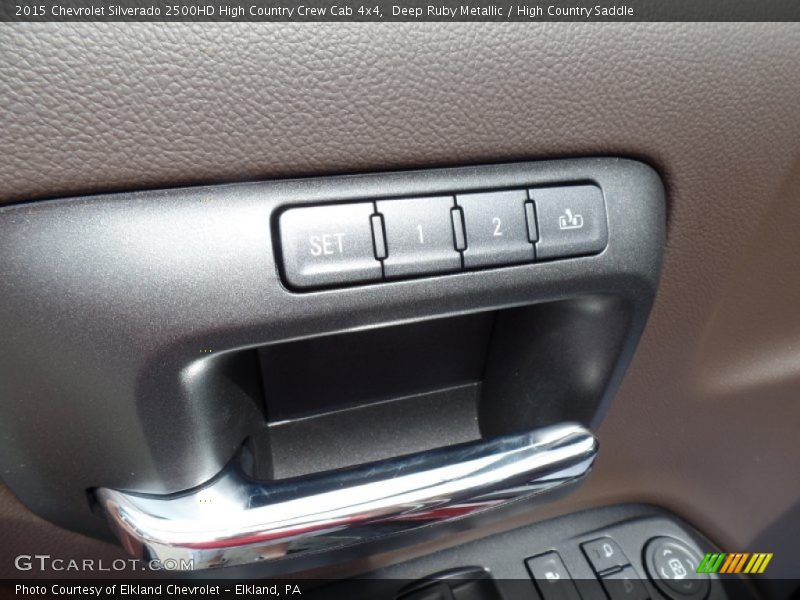 Deep Ruby Metallic / High Country Saddle 2015 Chevrolet Silverado 2500HD High Country Crew Cab 4x4