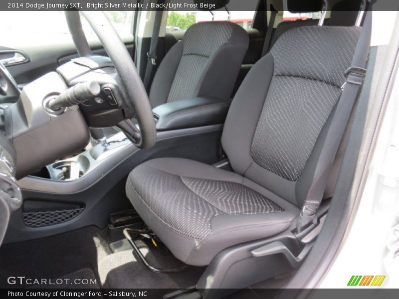 Bright Silver Metallic / Black/Light Frost Beige 2014 Dodge Journey SXT