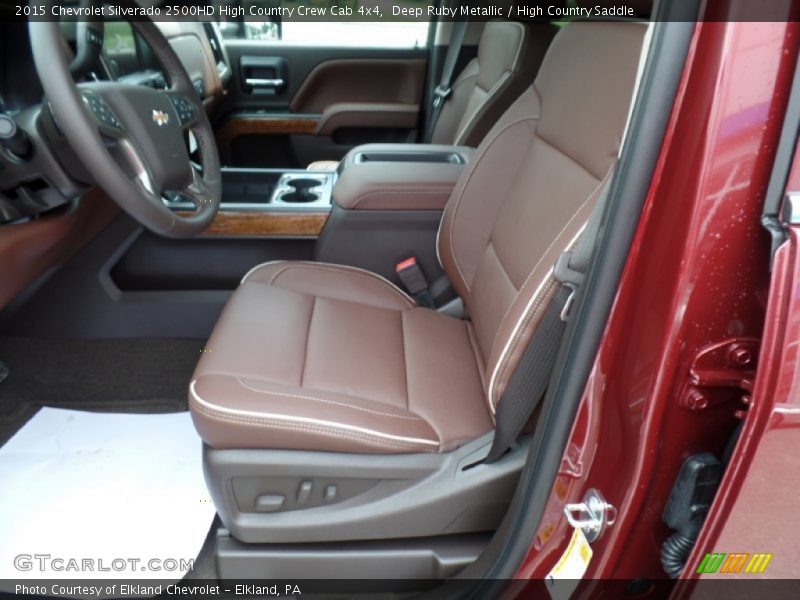 Deep Ruby Metallic / High Country Saddle 2015 Chevrolet Silverado 2500HD High Country Crew Cab 4x4