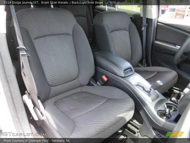 Bright Silver Metallic / Black/Light Frost Beige 2014 Dodge Journey SXT