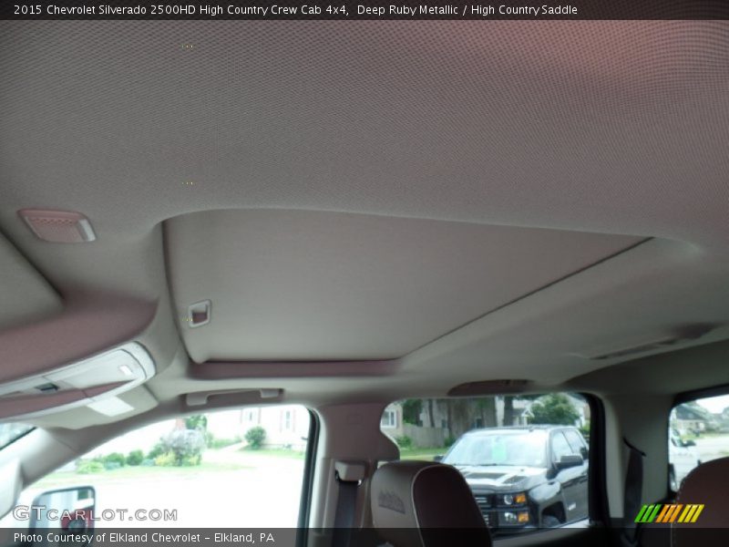 Deep Ruby Metallic / High Country Saddle 2015 Chevrolet Silverado 2500HD High Country Crew Cab 4x4