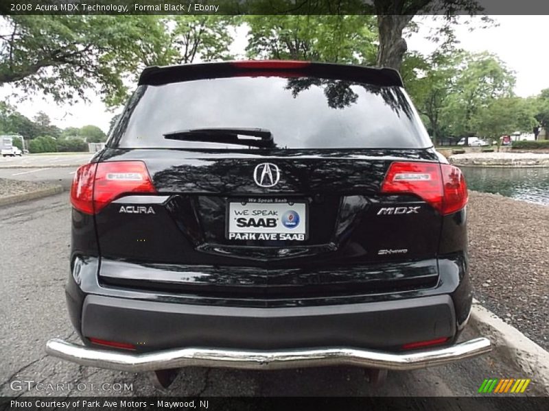 Formal Black / Ebony 2008 Acura MDX Technology