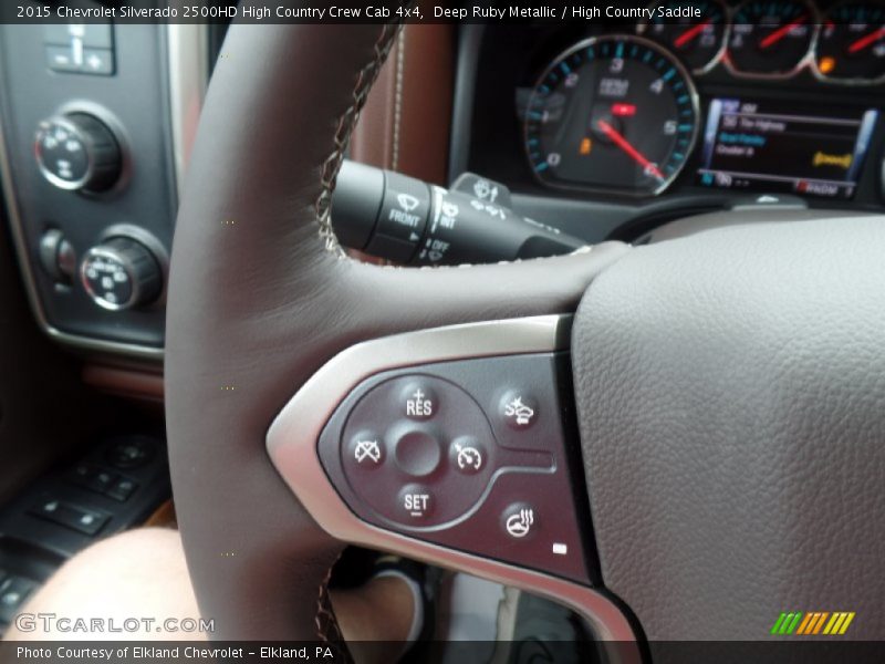 Deep Ruby Metallic / High Country Saddle 2015 Chevrolet Silverado 2500HD High Country Crew Cab 4x4