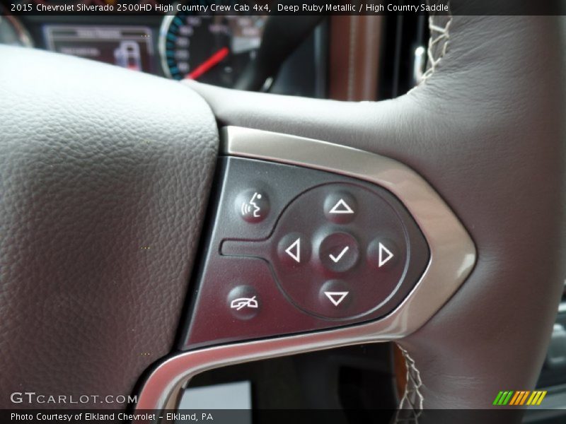 Deep Ruby Metallic / High Country Saddle 2015 Chevrolet Silverado 2500HD High Country Crew Cab 4x4