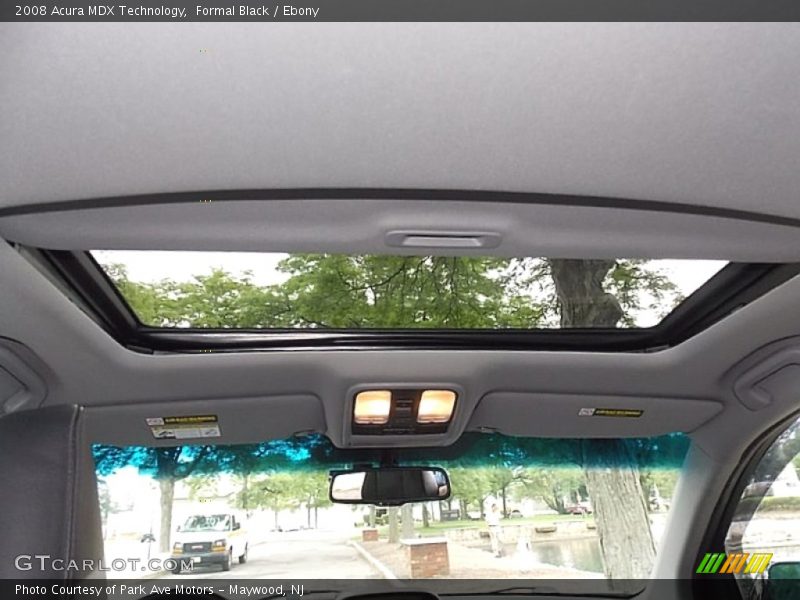 Sunroof of 2008 MDX Technology