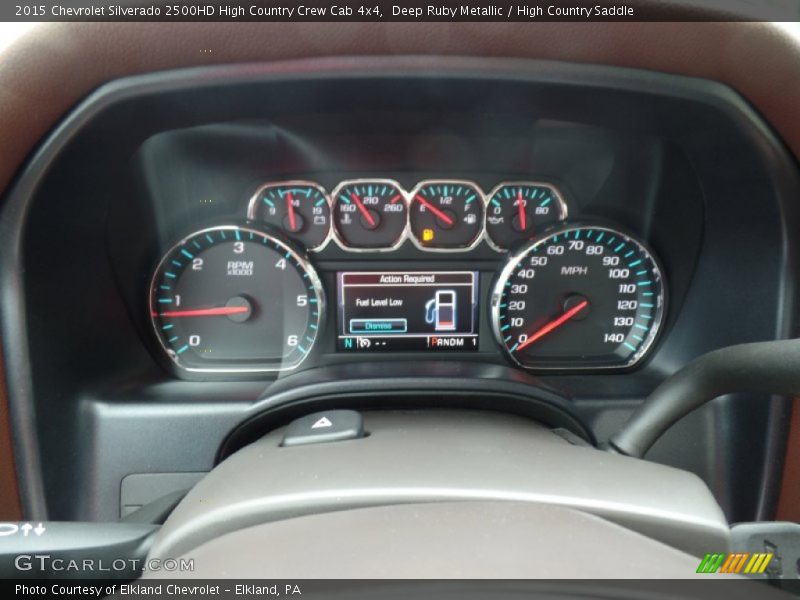 Deep Ruby Metallic / High Country Saddle 2015 Chevrolet Silverado 2500HD High Country Crew Cab 4x4