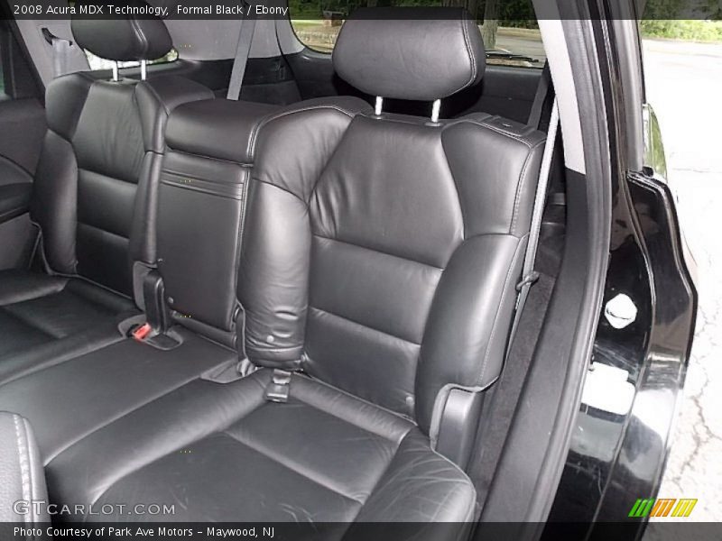 Rear Seat of 2008 MDX Technology
