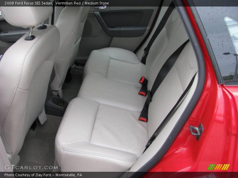 Vermillion Red / Medium Stone 2008 Ford Focus SES Sedan