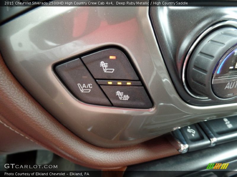 Deep Ruby Metallic / High Country Saddle 2015 Chevrolet Silverado 2500HD High Country Crew Cab 4x4