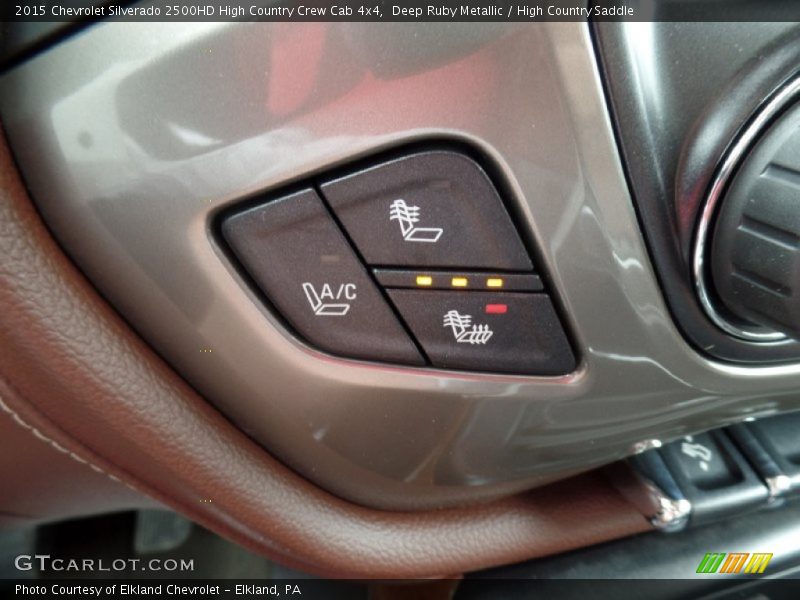 Deep Ruby Metallic / High Country Saddle 2015 Chevrolet Silverado 2500HD High Country Crew Cab 4x4