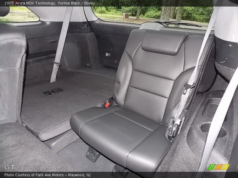 Rear Seat of 2008 MDX Technology