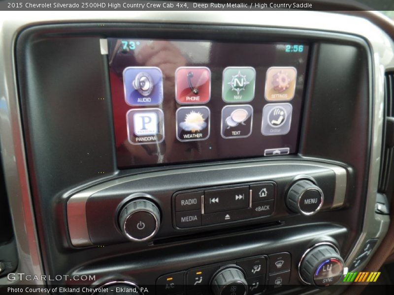 Deep Ruby Metallic / High Country Saddle 2015 Chevrolet Silverado 2500HD High Country Crew Cab 4x4