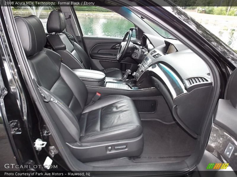 Front Seat of 2008 MDX Technology