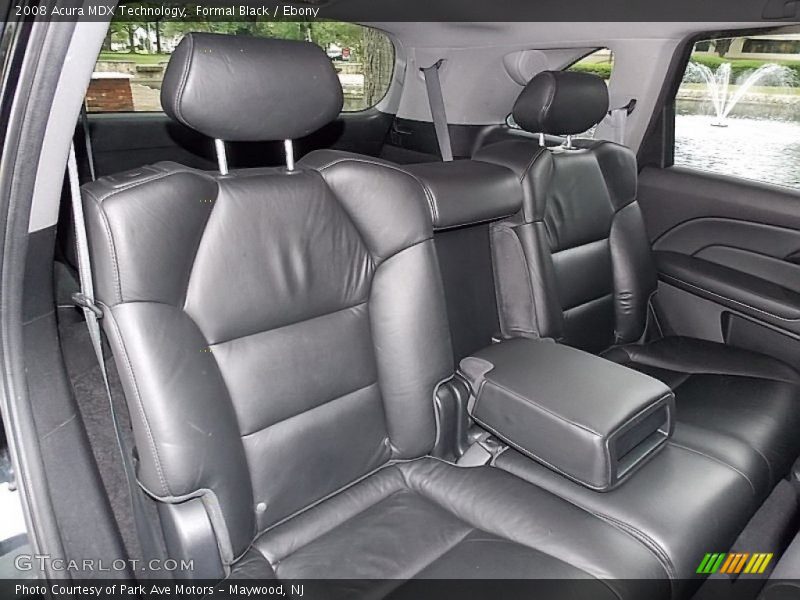 Rear Seat of 2008 MDX Technology