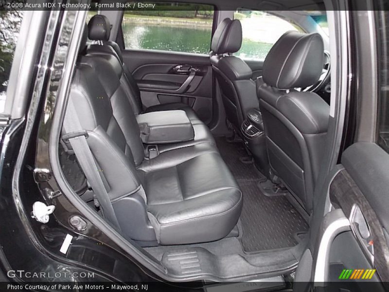 Rear Seat of 2008 MDX Technology