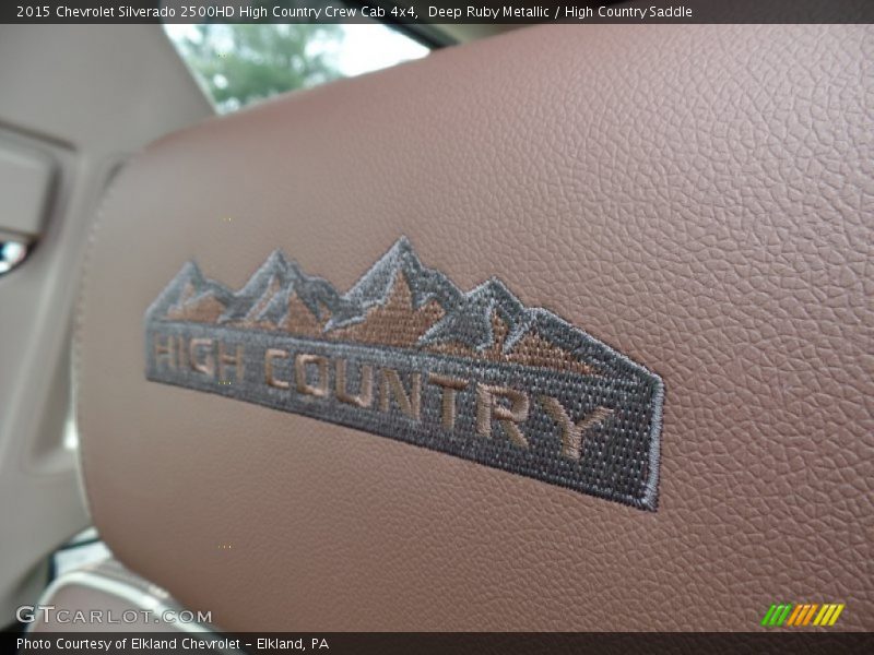 Deep Ruby Metallic / High Country Saddle 2015 Chevrolet Silverado 2500HD High Country Crew Cab 4x4
