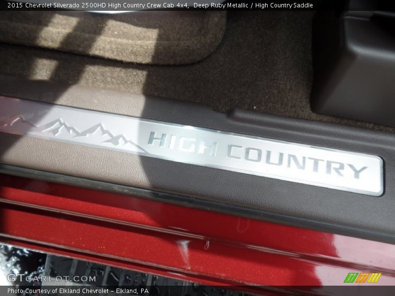 Deep Ruby Metallic / High Country Saddle 2015 Chevrolet Silverado 2500HD High Country Crew Cab 4x4