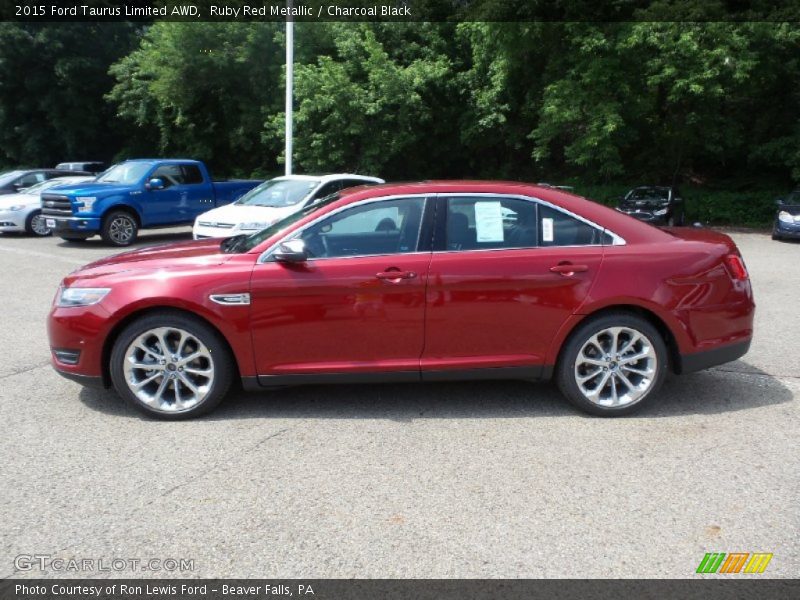  2015 Taurus Limited AWD Ruby Red Metallic