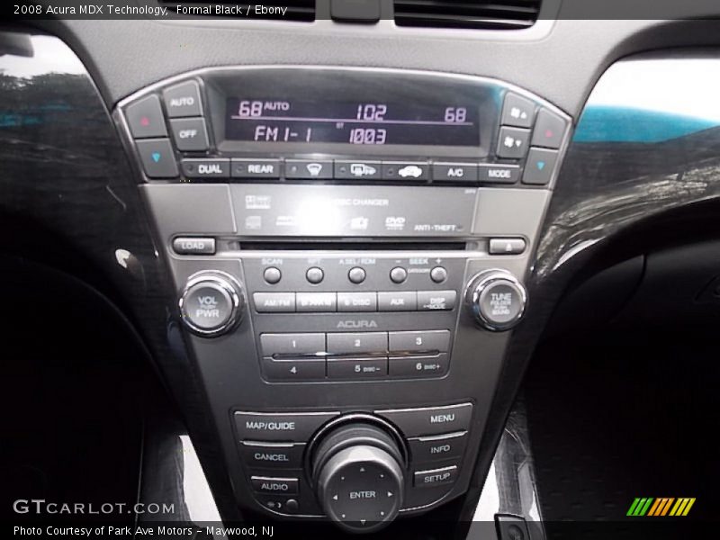 Controls of 2008 MDX Technology