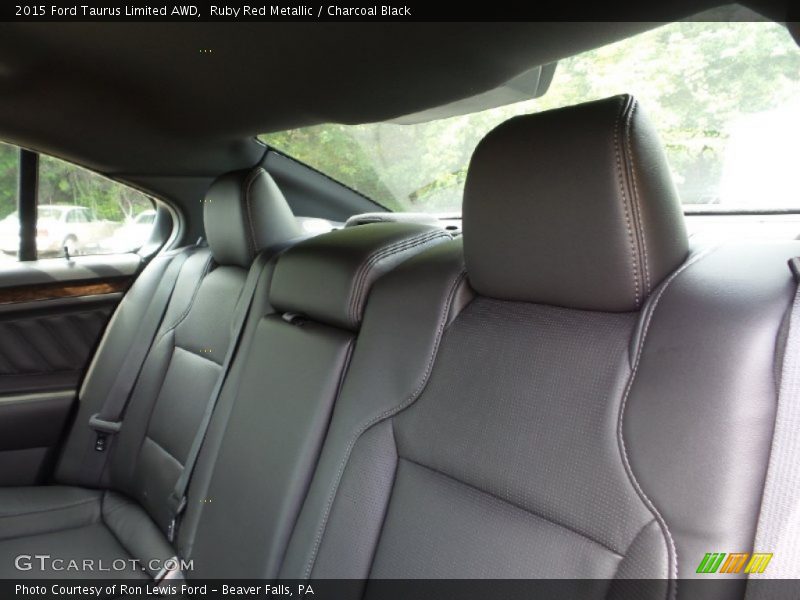 Ruby Red Metallic / Charcoal Black 2015 Ford Taurus Limited AWD