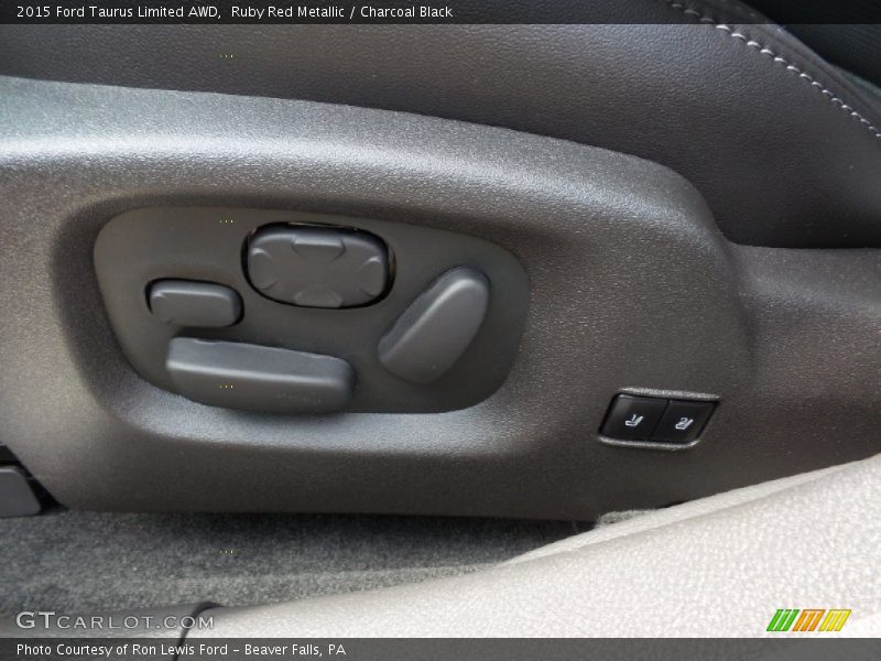 Ruby Red Metallic / Charcoal Black 2015 Ford Taurus Limited AWD