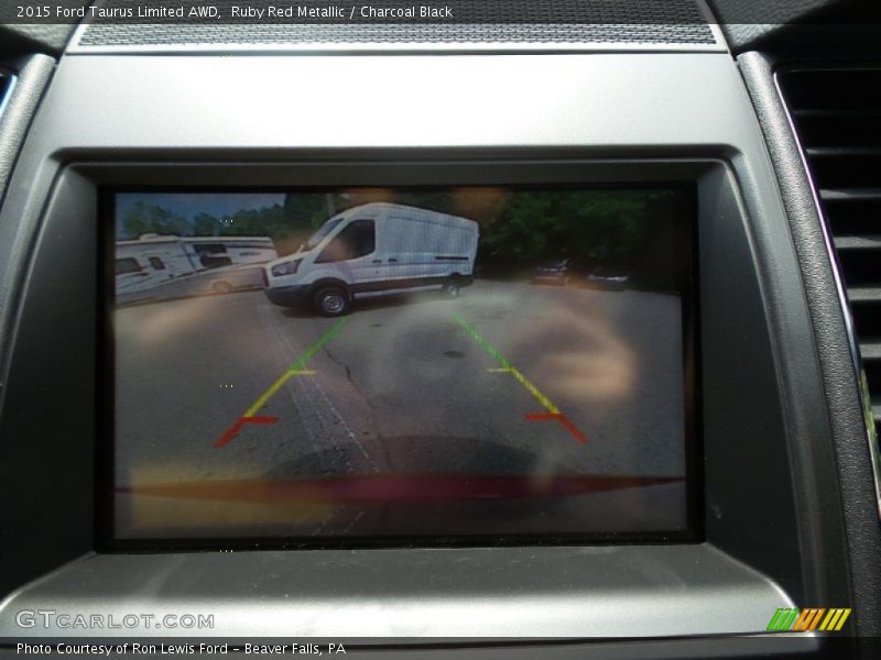 Ruby Red Metallic / Charcoal Black 2015 Ford Taurus Limited AWD