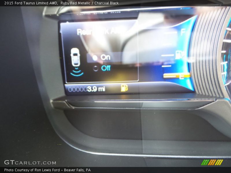 Ruby Red Metallic / Charcoal Black 2015 Ford Taurus Limited AWD