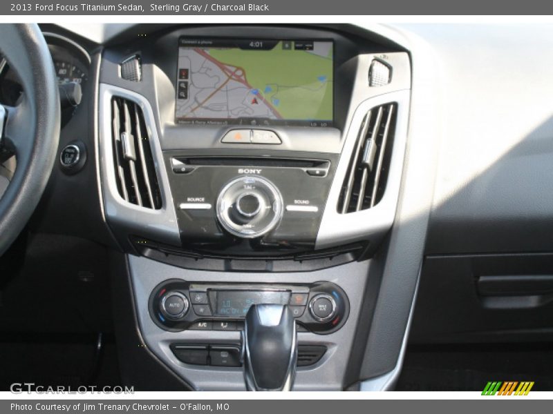 Sterling Gray / Charcoal Black 2013 Ford Focus Titanium Sedan