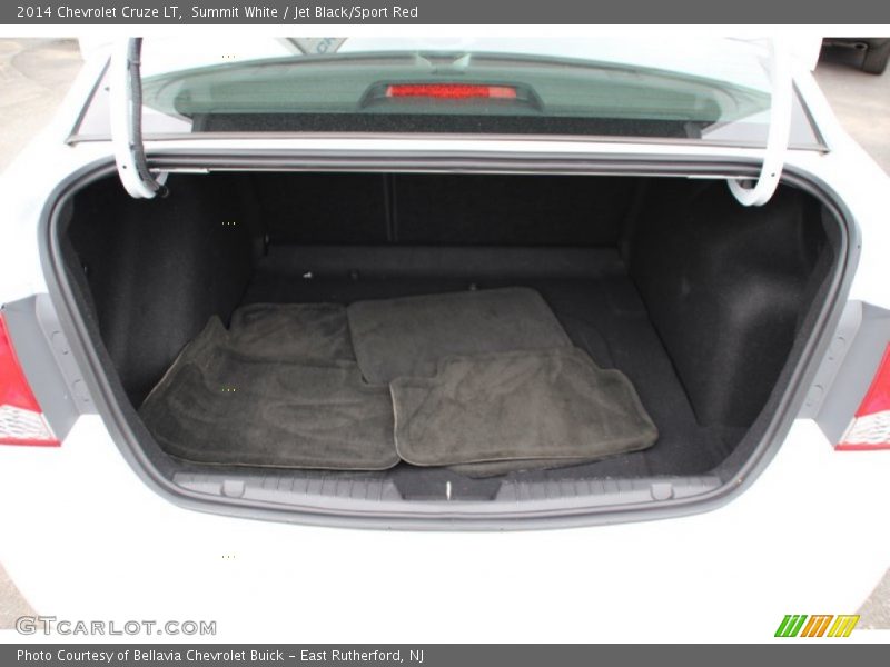 Summit White / Jet Black/Sport Red 2014 Chevrolet Cruze LT