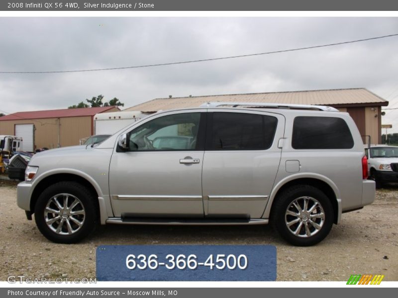 Silver Indulgence / Stone 2008 Infiniti QX 56 4WD