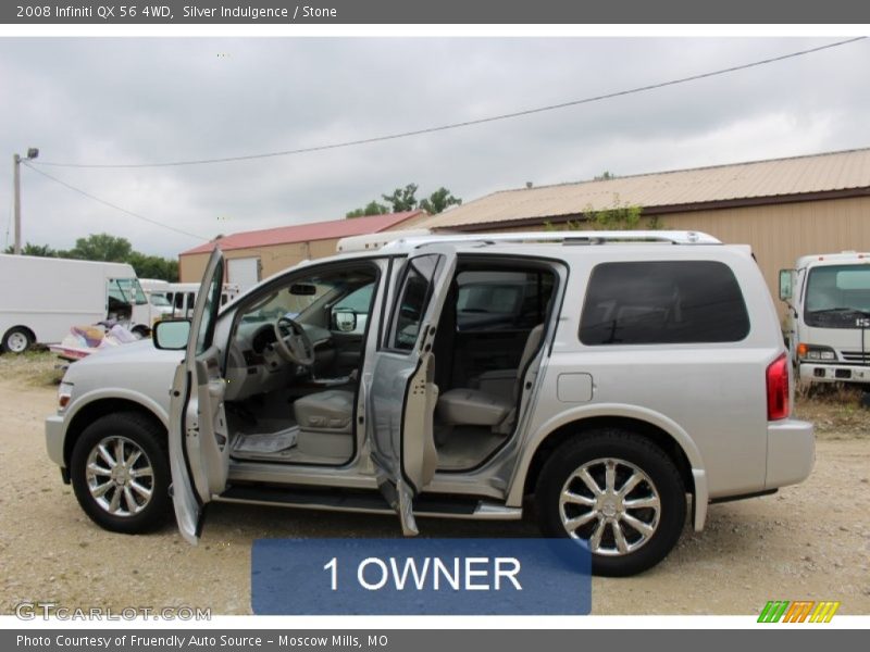 Silver Indulgence / Stone 2008 Infiniti QX 56 4WD