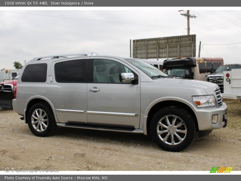 Silver Indulgence / Stone 2008 Infiniti QX 56 4WD