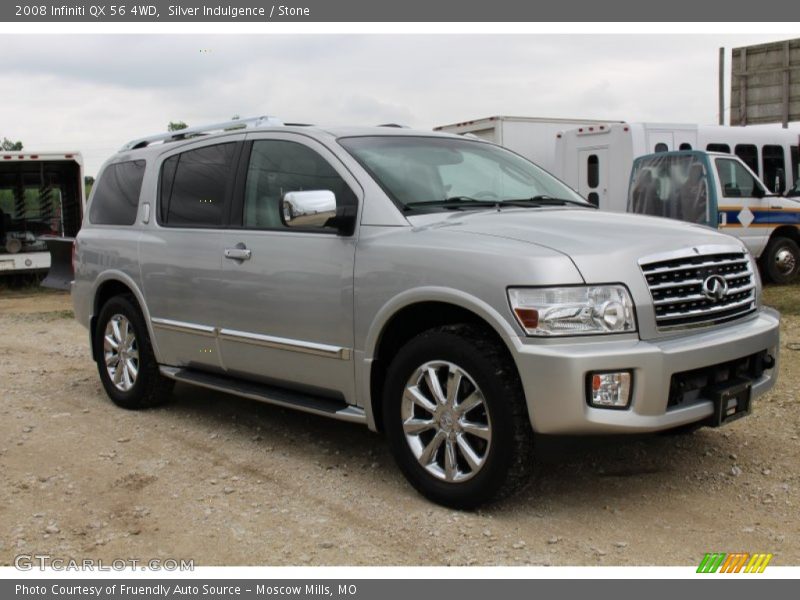 Front 3/4 View of 2008 QX 56 4WD