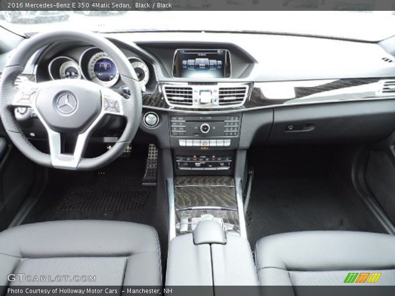 Black / Black 2016 Mercedes-Benz E 350 4Matic Sedan