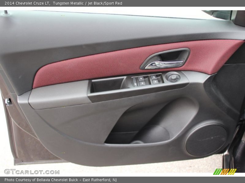Tungsten Metallic / Jet Black/Sport Red 2014 Chevrolet Cruze LT