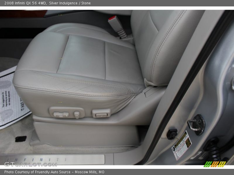 Silver Indulgence / Stone 2008 Infiniti QX 56 4WD